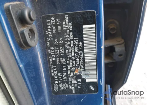 2015 Hyundai Accent Gls из США, поврежденный, VIN KMHCT4AE5FU899991